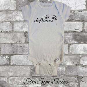 Deftones Unisex Baby Band Onesie Onepiece Bodysuit 0-3 Months Brand New